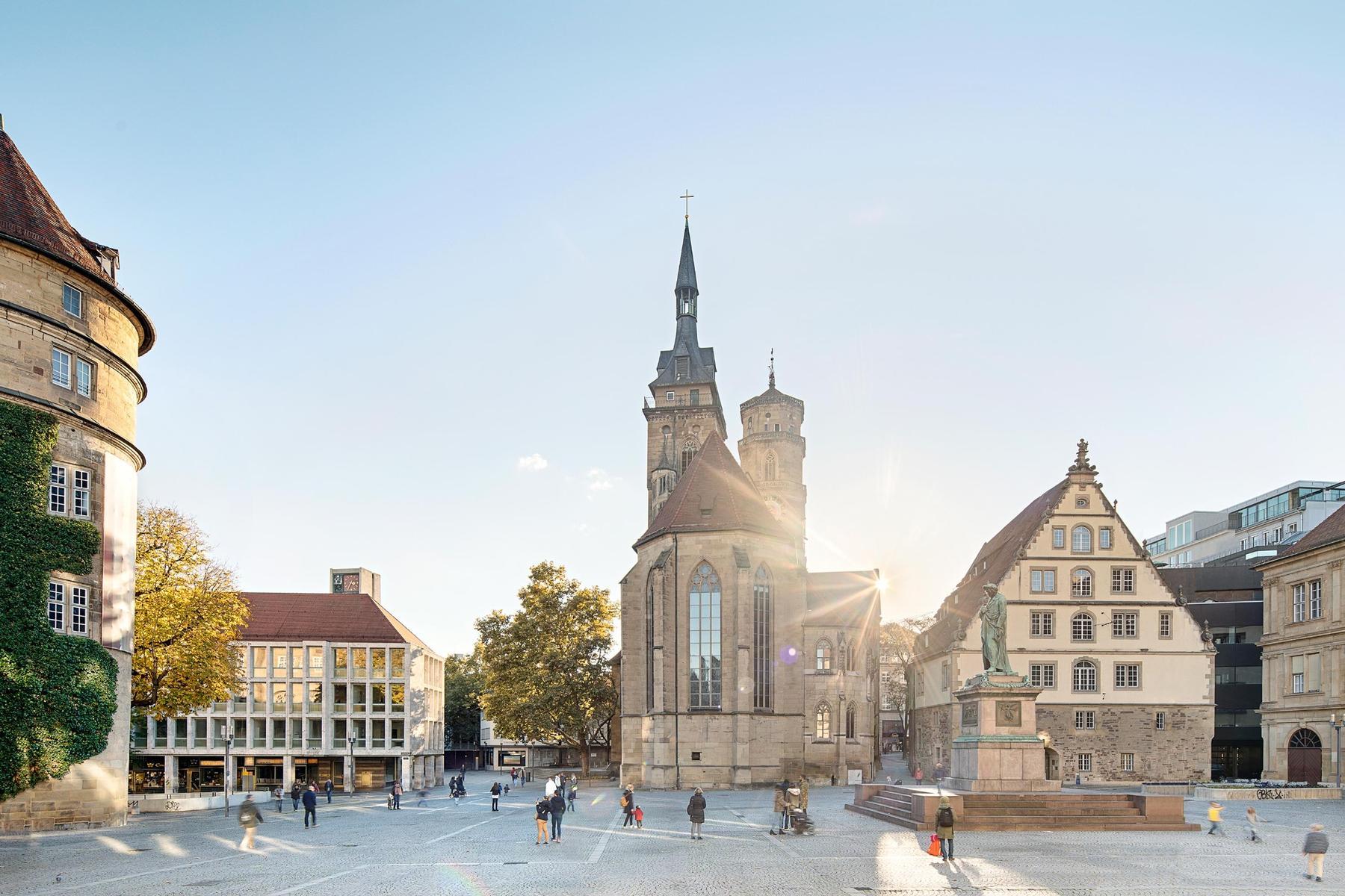 Schillerplatz Stuttgart – Fine-Art-Fotografie von Daniel Stauch